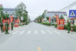 Các xã, phường triển khai công tác&nbsp;bảo đảm ATGT phục vụ bầu cử