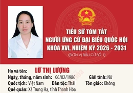 Tiểu sử ứng cử viên Đại biểu Quốc hội khóa XVI Lữ Thị Lượng