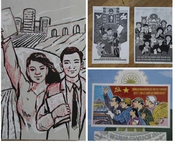 Những người “vẽ” không khí ngày hội non sông