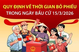 Quy định về thời gian bỏ phiếu trong ngày bầu cử 15/3