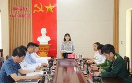 “Rồng vàng” xuống đường biểu diễn chào mừng bầu cử ở xã Thọ Ngọc