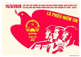 Quy trình 6 bước bỏ phiếu bầu cử Quốc hội khóa XVI và HĐND các cấp nhiệm kỳ 2026 -2031