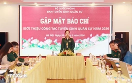 3 học viện của Quân đội tuyển thí sinh nữ năm 2026