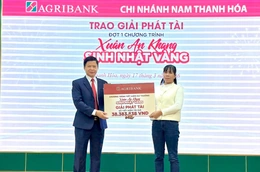 87 khách hàng trúng thưởng Chương trình tiết kiệm dự thưởng “Xuân an khang - Sinh nhật vàng”