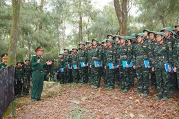 Hành trình rèn luyện của những chiến sĩ mới