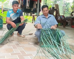 Nghề đan lát truyền thống của người Thái&nbsp;ở Yên Khương