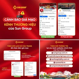 Sun Group cảnh báo giả mạo kênh du lịch, nghỉ dưỡng, tuyển dụng