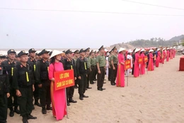 Diễn tập phương án cứu nạn, cứu hộ và sơ cấp cứu biển Sầm Sơn năm 2026