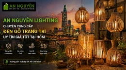 An Nguyên Lighting - Chuyên cung cấp đèn gỗ trang trí uy tín giá tốt tại TP HCM