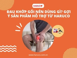 Đau khớp gối nên dùng gì? Gợi ý sản phẩm hỗ trợ từ Haruco