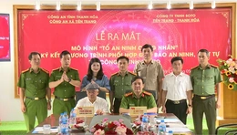 Ký kết chương trình phối hợp đảm bảo an ninh trật tự tại Công ty TNHH Soto
