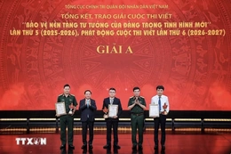 Trao giải cuộc thi bảo vệ nền tảng tư tưởng của Đảng: 31 tác phẩm xuất sắc được xướng tên