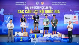 Pickleball Thanh Hóa giành vàng ở Giải vô địch các CLB quốc gia