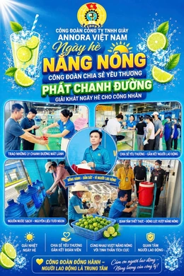 Chăm lo, bảo vệ sức khỏe người lao động trong thời tiết nắng nóng