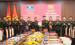Bộ Chỉ huy Quân sự hai tỉnh Thanh Hóa - Hủa Phăn ký kết thoả thuận hợp tác năm 2026