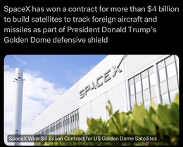 SpaceX nhận hợp đồng 4,16 tỷ USD phát triển vệ tinh quân sự cho Mỹ