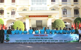 Ra quân hưởng ứng phong trào toàn dân chung tay bảo vệ môi trường