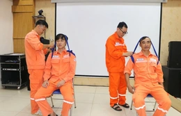 Thủy điện Trung Sơn huấn luyện kỹ năng sơ cứu, cấp cứu cho lực lượng tại chỗ