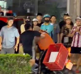 Làm rõ đối tượng hành hung một người giao hàng