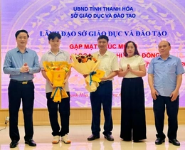 Khen thưởng học sinh Trường THPT Chuyên Lam Sơn đoạt Huy chương Đồng APMO 2026