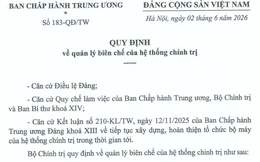 Toàn văn Quy định 183-QĐ/TW quản lý biên chế của hệ thống chính trị