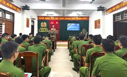 Nâng cao trình độ nghiệp vụ kiểm tra về phòng cháy, chữa cháy cho cán bộ, chiến sĩ