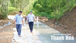 Phát triển hạ tầng giao thông, mở đường giảm nghèo ở xã Trung Hạ