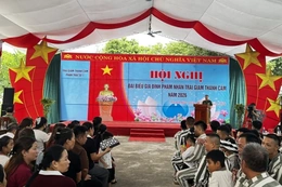 900 thân nhân phạm nhân tham dự ngày hội gia đình tại Trại giam Thanh Cẩm