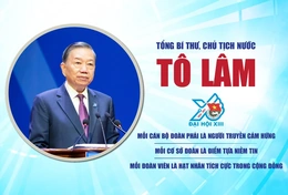 Tổng Bí thư, Chủ tịch nước Tô Lâm: Cán bộ Đoàn phải là người truyền cảm hứng