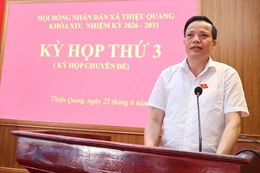 HĐND xã Thiệu Quang thông qua nghị quyết sắp xếp thôn
