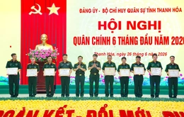 Bộ CHQS tỉnh tổ chức hội nghị quân chính 6 tháng đầu năm 2026