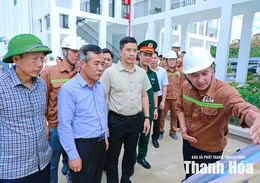 Bí thư Tỉnh ủy Lê Đức Thái kiểm tra tiến độ các dự án trọng điểm tại Khu Kinh tế Nghi Sơn