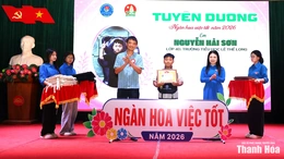 Tuyên dương “Ngàn hoa việc tốt” cho&nbsp;101 đội viên suất sắc