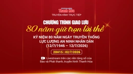 [Trực tiếp]&nbsp;Chương trình giao lưu “80 năm giữ trọn lời thề” kỷ niệm 80 năm ngày truyền thống Lực lượng An ninh nhân dân