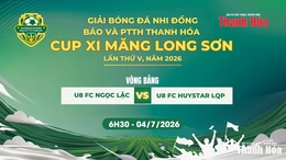 [TRỰC TIẾP] Vòng bảng: U8 Ngọc Lặc vs U8 Huystar LQP