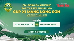 [TRỰC TIẾP] Vòng bảng: U10 Huystar, LQP vs U10 Trung tâm Anh Năng