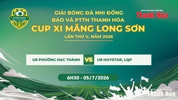 [TRỰC TIẾP] Vòng bảng: U8 phường Hạc Thành vs U8 Huystar, LQP