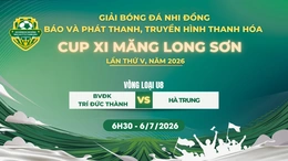 [TRỰC TIẾP ] Vòng loại: U8 BVĐK Trí Đức Thành vs U8 Hà Trung