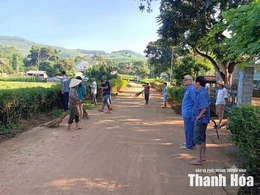 Thạch Lập xây dựng miền quê xanh từ tiêu chí môi trường