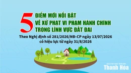 5 điểm mới nổi bật về xử phạt vi phạm hành chính trong lĩnh vực đất đai