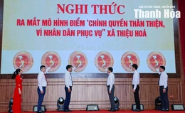 Ra mắt mô hình “Chính quyền thân thiện, vì Nhân dân phục vụ” tại xã Thiệu Hóa