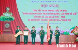 Hội Cựu chiến binh tỉnh đón nhận Huân chương Độc lập hạng Nhì và tổng kết phong trào “Cựu chiến binh giúp nhau giảm nghèo, làm kinh tế giỏi”