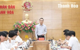 Chủ tịch UBND tỉnh Tô Anh Dũng làm việc với Ban Quản lý Khu Kinh tế Nghi Sơn và các Khu công nghiệp