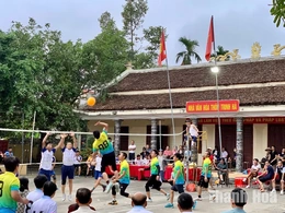 Chung sức xây dựng đời sống văn hóa&nbsp;ở xã Hoằng Phú