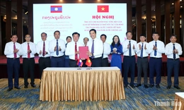 HĐND hai tỉnh Thanh Hóa - Hủa Phăn ký kết Biên bản ghi nhớ hợp tác