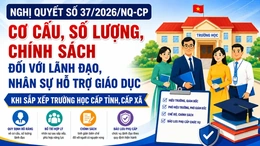 Sắp xếp trường học cấp tỉnh, cấp xã: Lãnh đạo dôi dư được bố trí thế nào?