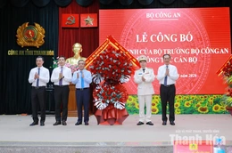 Công bố Quyết định điều động, bổ nhiệm Đại tá Hoàng Quốc Việt giữ chức Giám đốc Công an tỉnh Thanh Hóa