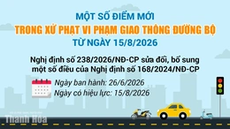 Một số điểm mới trong xử phạt vi phạm giao thông đường bộ từ ngày 15/8