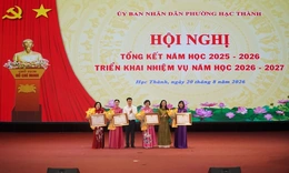 Chất lượng giáo dục của phường Hạc Thành dẫn đầu toàn tỉnh