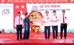 Trường THCS Định Tiến: Tự hào 65 năm vun đắp truyền thống hiếu học